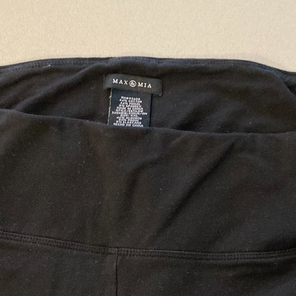Max & Mia Black Leggings, Women's XXL - Picture 2 of 3